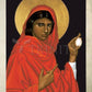 Wall Frame Black, Matted - St. Mary Magdalene by Br. Robert Lentz, OFM - Trinity Stores