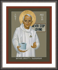 Wall Frame Espresso - Mathias Barrett of Albuquerque by R. Lentz
