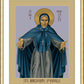 Wall Frame Gold, Matted - St. Marguerite d'Youville by Br. Robert Lentz, OFM - Trinity Stores