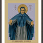 Wall Frame Espresso, Matted - St. Marguerite d'Youville by Br. Robert Lentz, OFM - Trinity Stores