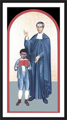 Wall Frame Black - St. Miguel Febres Cordero Munoz by R. Lentz