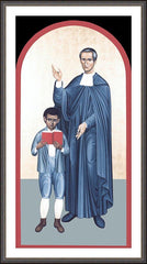 Wall Frame Espresso - St. Miguel Febres Cordero Munoz by R. Lentz