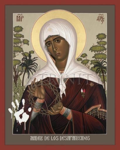 Metal Print - Mother of the Disappeared by Br. Robert Lentz, OFM - Trinity Stores