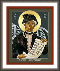 Wall Frame Espresso - Mother Jones of America by R. Lentz