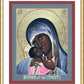 Wall Frame Gold, Matted - Mother of God: Mother of the Streets by Br. Robert Lentz, OFM - Trinity Stores