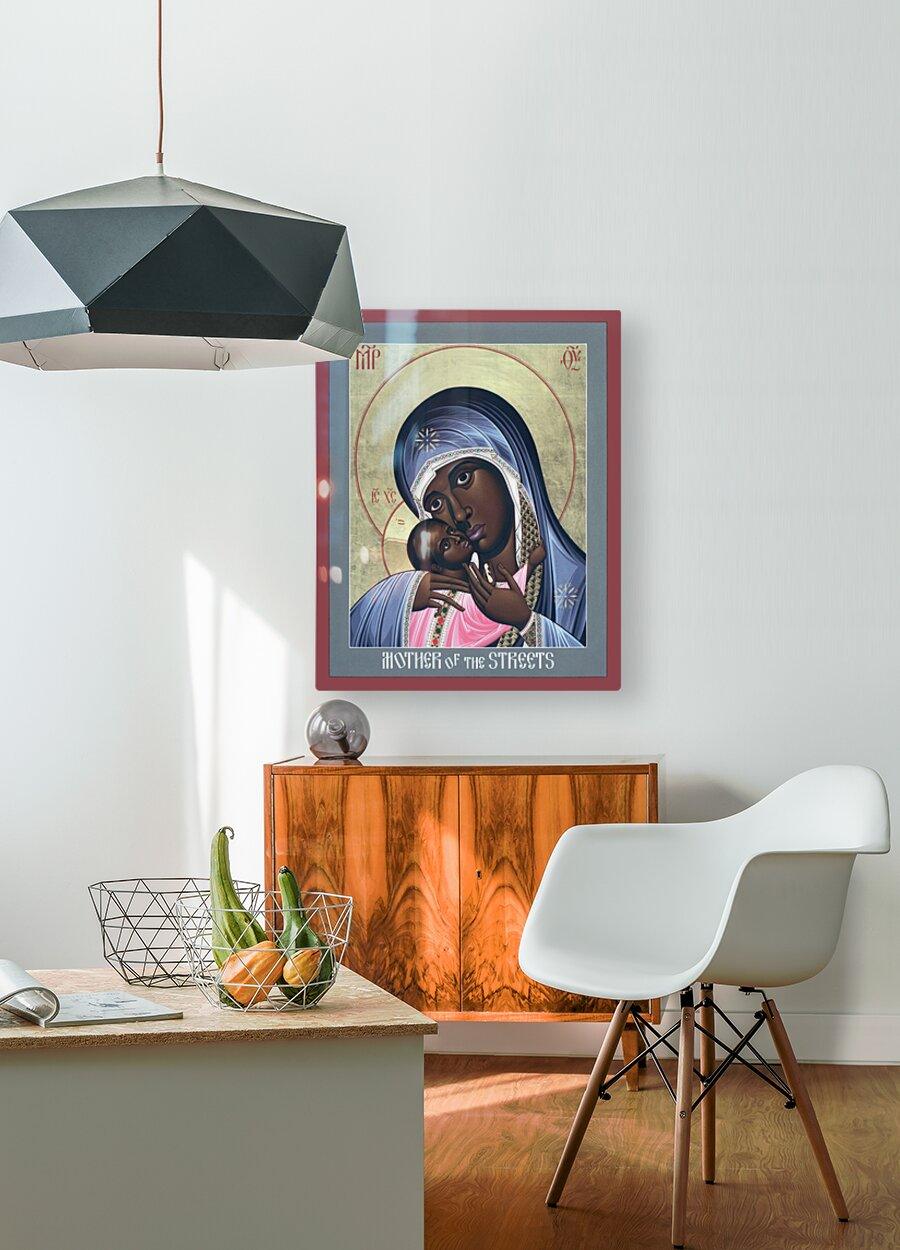 Acrylic Print - Mother of God: Mother of the Streets by Br. Robert Lentz, OFM - Trinity Stores