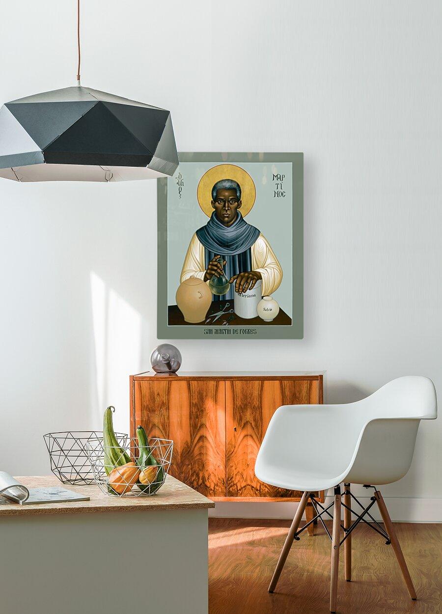 Acrylic Print - St. Martin de Porres by Br. Robert Lentz, OFM - Trinity Stores