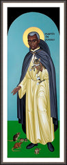 Wall Frame Espresso - St. Martin de Porres by R. Lentz