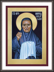 Wall Frame Espresso - St. Maria Skobtsova by R. Lentz