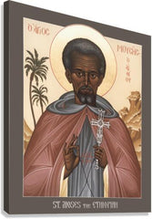 Canvas Print - St. Moses the Ethiopian by R. Lentz