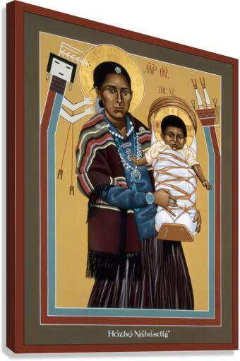 Canvas Print - Navaho Madonna by Br. Robert Lentz, OFM - Trinity Stores