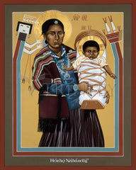 Metal Print - Navaho Madonna by R. Lentz