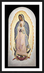 Wall Frame Black - Our Lady of Guadalupe by R. Lentz