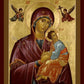Wall Frame Black, Matted - Our Lady of Perpetual Help by R. Lentz