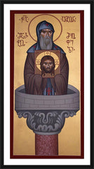 Wall Frame Black - St. Anton of Martqopi by R. Lentz