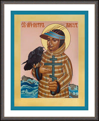 Wall Frame Espresso - St. Peter the Aleut by R. Lentz