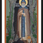 Wall Frame Black, Matted - St. Paul of Obnora by R. Lentz
