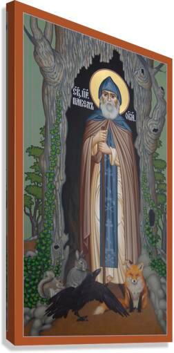 Canvas Print - St. Paul of Obnora by R. Lentz