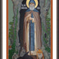 Wall Frame Espresso, Matted - St. Paul of Obnora by R. Lentz