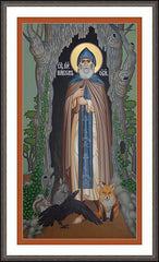 Wall Frame Espresso - St. Paul of Obnora by R. Lentz
