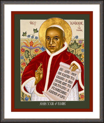 Wall Frame Espresso - St. John XXIII by R. Lentz