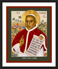 Wall Frame Black - St. John XXIII by R. Lentz