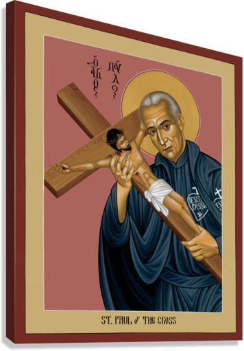 Canvas Print - St. Paul of the Cross by R. Lentz