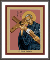 Wall Frame Espresso - St. Paul of the Cross by R. Lentz