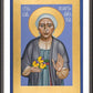 Wall Frame Espresso, Matted - St. Pelagia of Diveyevo by Br. Robert Lentz, OFM - Trinity Stores