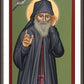 Wall Frame Espresso, Matted - St. Porphyrios of Kavsokalyvia by Br. Robert Lentz, OFM - Trinity Stores