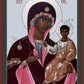 Canvas Print - Mother of God: Protectress of the Oppressed by Br. Robert Lentz, OFM - Trinity Stores