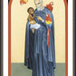 Wall Frame Espresso, Matted - St. Peter Claver by Br. Robert Lentz, OFM - Trinity Stores