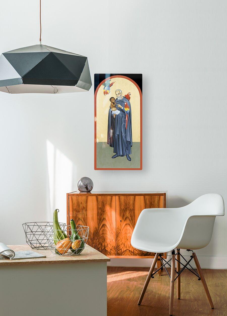 Acrylic Print - St. Peter Claver by Br. Robert Lentz, OFM - Trinity Stores