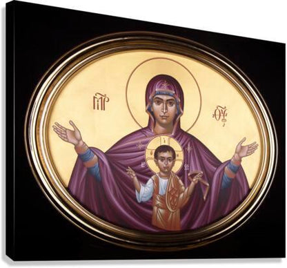 Canvas Print - Queen of Heaven by Br. Robert Lentz, OFM - Trinity Stores