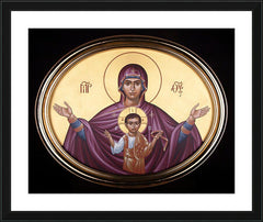 Wall Frame Black - Queen of Heaven by R. Lentz