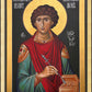 Wall Frame Gold - St. Panteleimon by R. Lentz