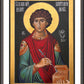 Wall Frame Espresso, Matted - St. Panteleimon by R. Lentz