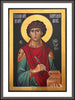 Wall Frame Espresso, Matted - St. Panteleimon by R. Lentz