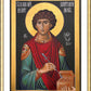 Wall Frame Gold, Matted - St. Panteleimon by R. Lentz