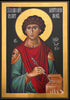 St. Panteleimon - Wood Plaque