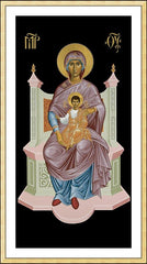 Wall Frame Gold - Queen of Heaven by R. Lentz