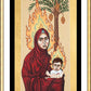 Wall Frame Gold, Matted - Our Lady of the Qur'an by Br. Robert Lentz, OFM - Trinity Stores