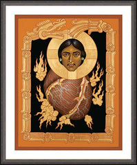 Wall Frame Espresso - Quetzalcoatl Christ by R. Lentz