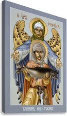 Canvas Print - St. Raphael and Tobias by R. Lentz