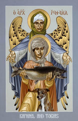 Metal Print - St. Raphael and Tobias by R. Lentz