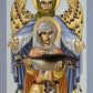 Wall Frame Black, Matted - St. Raphael and Tobias by Br. Robert Lentz, OFM - Trinity Stores