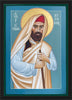 Wall Frame Black - St. Simone of Cyrene by R. Lentz