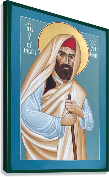 St. Simone of Cyrene - Canvas Print
