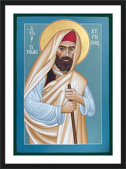 Wall Frame Black - St. Simone of Cyrene by R. Lentz