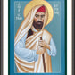 Wall Frame Espresso, Matted - St. Simone of Cyrene by R. Lentz